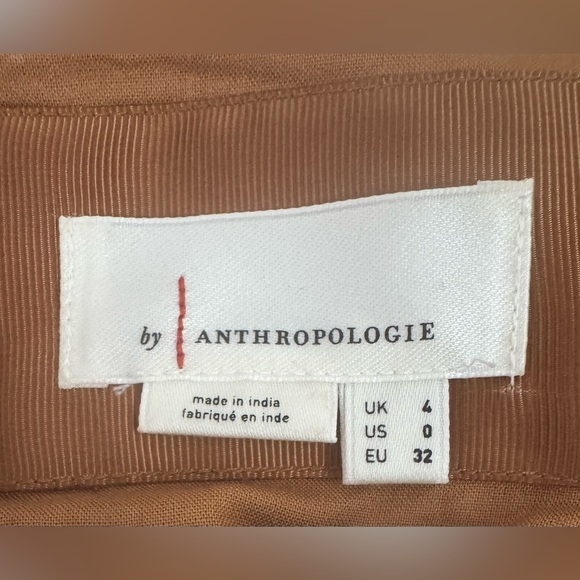 Anthropologie Katerina Lurex Button-Front Midi Dress - Picture 5 of 5